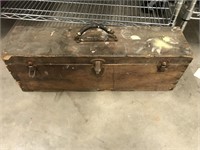 Antique Wooden Toolbox