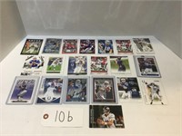 (20) Peyton Manning Football Cards