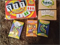 5 Card Games, Set, Things, Crazy 8, Go Fish