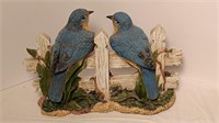 11” x 8” Tall Resin Blue Bird Figurine.