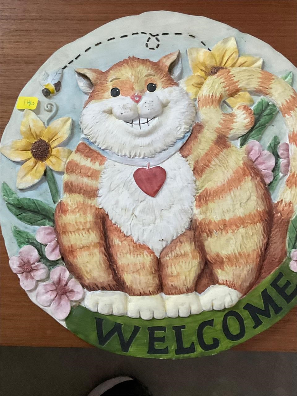 Cat Welcome Sign