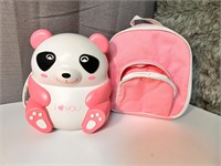 Pink Panda Pediatric Nebulizer powers on