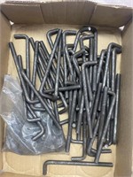 lot of anchor bolts and nuts
