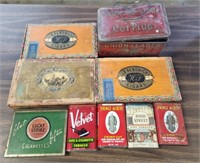VTG Tobacco Cigarette & Cigar Tins
