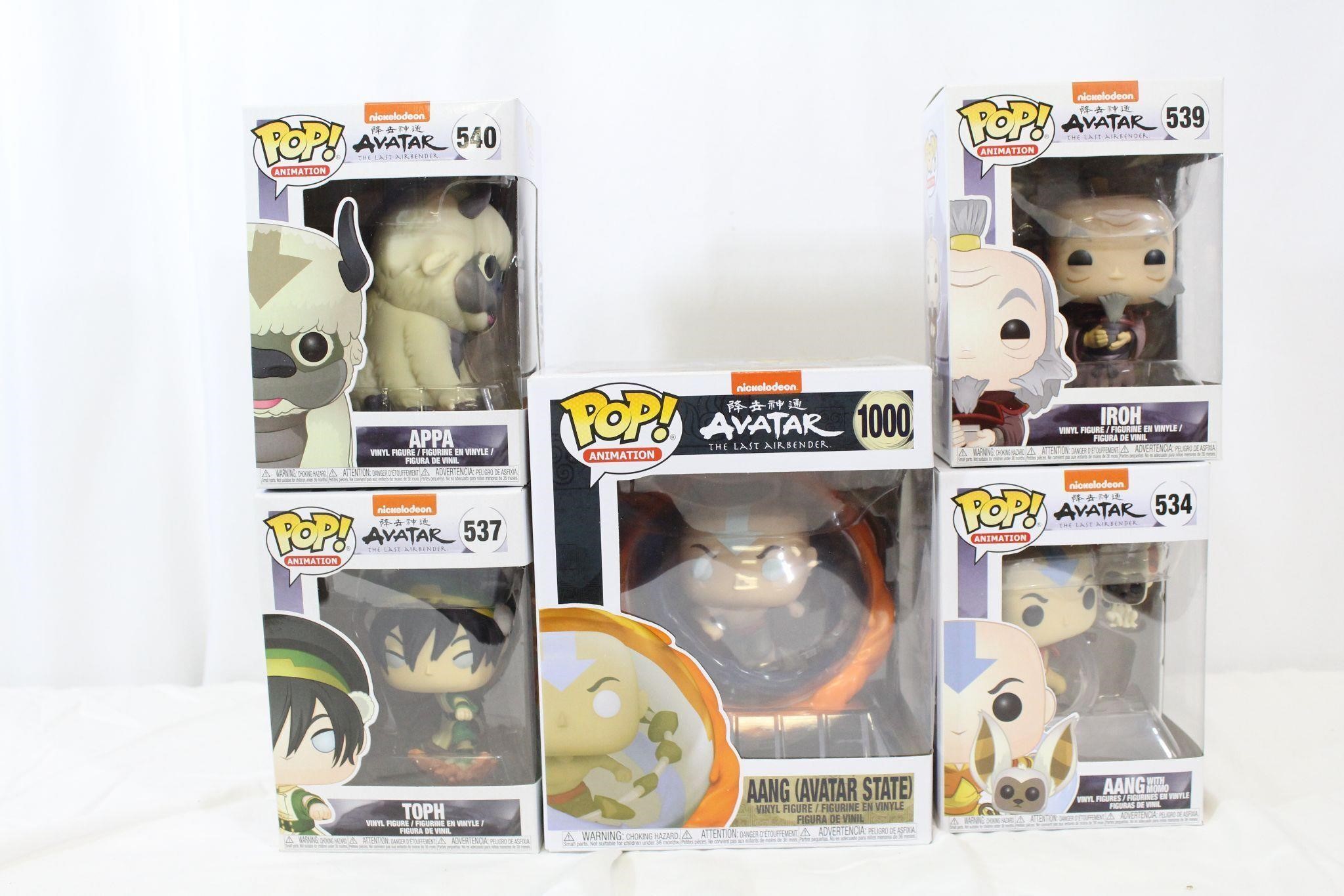 5 Avatar: Last Airbender Pop Funkos