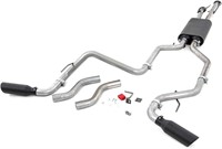 Rough Ctry Dual Cat-Back Exhaust 09-21 Tundra