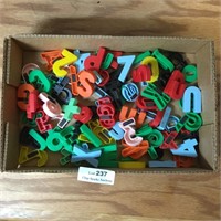 Lot of Vintage Magnetic Numbers & Letters