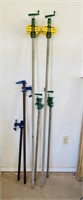 Various sizes of  Pole Vices