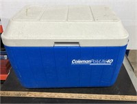 Coleman 40 quart Cooler w/Freezer Packs. Important