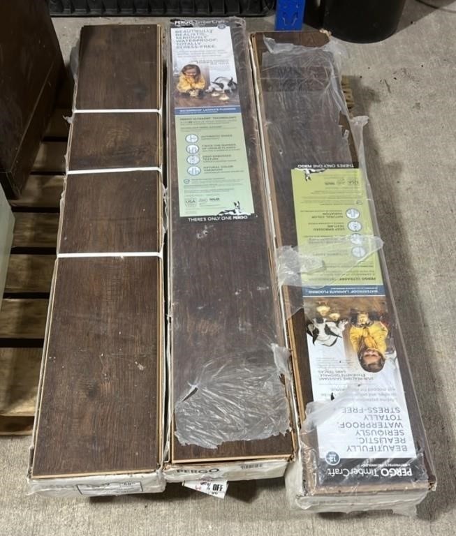 3 Boxes of Laminate Flooring. Approx. 60SQFT.