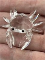 Swarovski Crystal Miniature Crab Figurine