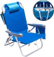 SUNNYFEEL Low Beach Chairs  Blue Rainforest