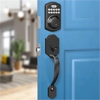 NEW $200 Keyless Entry Door Lock w/Door Handle Set