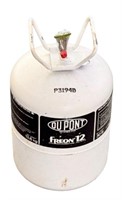 DuPont Freon 12. 30lbs. factory sealed bottle.