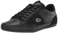 Lacoste Men's Chaymon Sneakers, Blk/Blk, 6.5