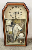 Baseball Themed Clock
