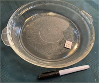 GLASS PIE DISH