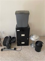 Exercise Pedals, File Cabinet, Shredder & more