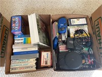 (2bxs) Asst. Tapes, VHS, & Electronics