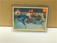 1954-55 Parkhurst Alex Delvecchio # 90 Hockey Card