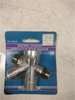 (New) SHOWER DIVERTER , FITS 1/2  "IRON PIPE
