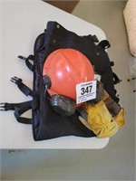 Chaps 40x42 like new, helmet & gloves