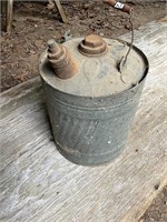 Vintage metal gas can