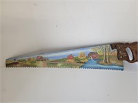 Hand painted saw