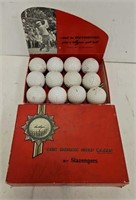 (12) Old Wilson Staff Golf Balls