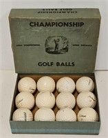 (12) Old Titleist Golf Balls