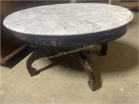 Marble top cocktail table