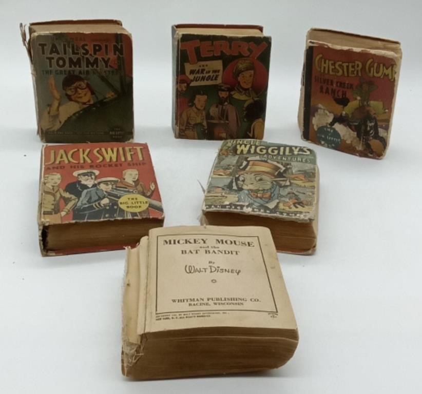 (K) Early Children's Books including Mickey Mouse