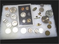 1968 U.S. coins proof set, other U.S. coins