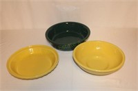 (4) Fiesta Serving Bowls & Pie Plate