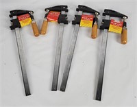 4 New Master Forge F-clamps