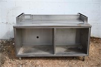Stainless Double Sided Prep Table
