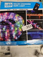 LED Color Changing Rope Light 18ft