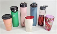 7pc STARBUCKS, HYDRO FLASK, TAL, WATER BOTTLES +