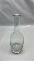 Alcohol decanter engraved with boat