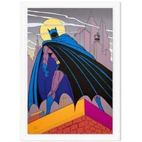 Bob Kane (1915-1998)- Original Lithograph "Batman