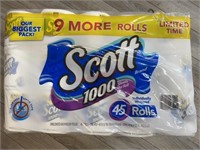 Scott brand toilet paper