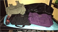 3 Ariat bags, One large Bloomingdales handbag,