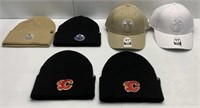 Lot of 6 Oilers/Calgary Flames Toques/Hats NEW$240
