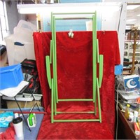Vintage wood folding chair frame.