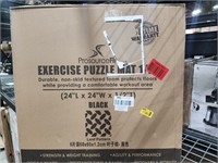 ProsourceFit Exercise Puzzle Mat 0.5 inch, 24 SQ