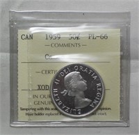 ICCS_CAN 1959 Fifty Cents Cameo PL-66
