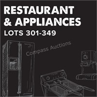 Restaurant & Appliances - Lots 301-349