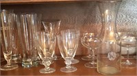 F - MIXED LOT OF GLASSWARE & CARAFE (B18)