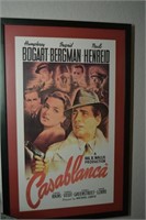 Casablanca Reproduction Movie Poster