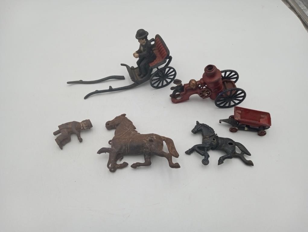 E- Gold & Sterling Jewelry, Cast Iron Toys, Swords - 7.1-7.8